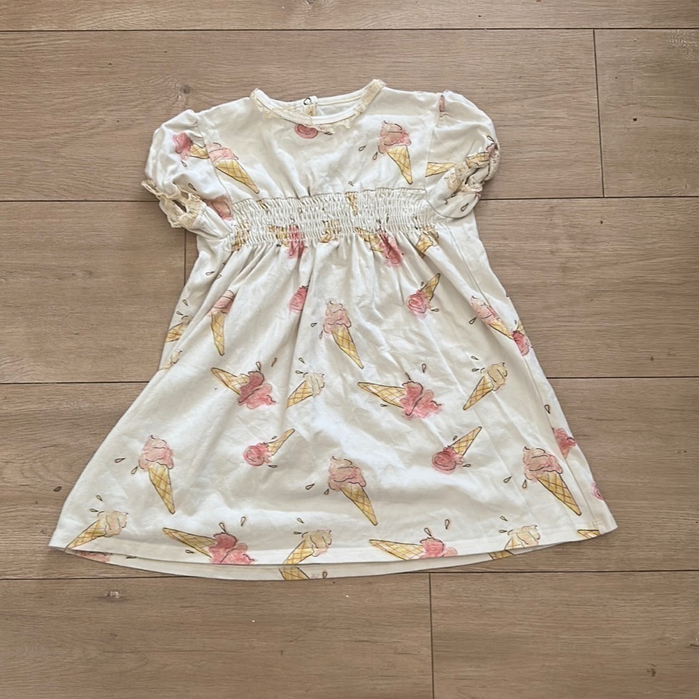 Lil lemons by For love and Lemons Ice Cream Print Dress 6T